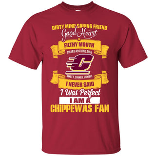 I Am A Central Michigan Chippewas Fan Tshirt For Lover