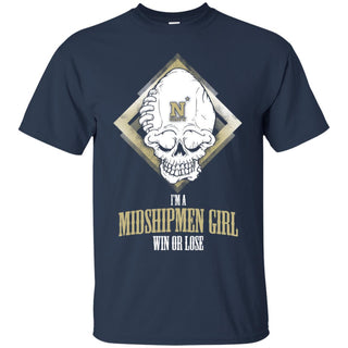 Navy Midshipmen Girl Win Or Lose Tee Shirt Halloween Gift