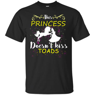 This Princess Doesn't Kiss Toads Unicorn Tee Shirt
