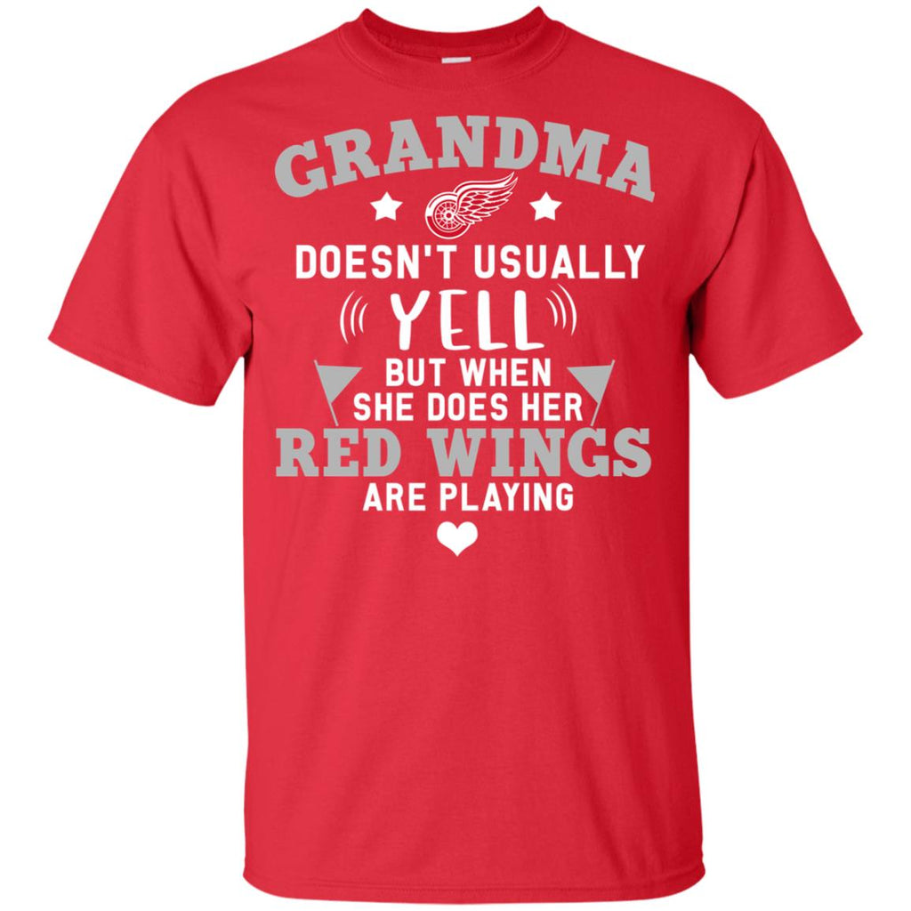 Cool But Different When She Does Her Detroit Red Wings Are Playing T Shirt