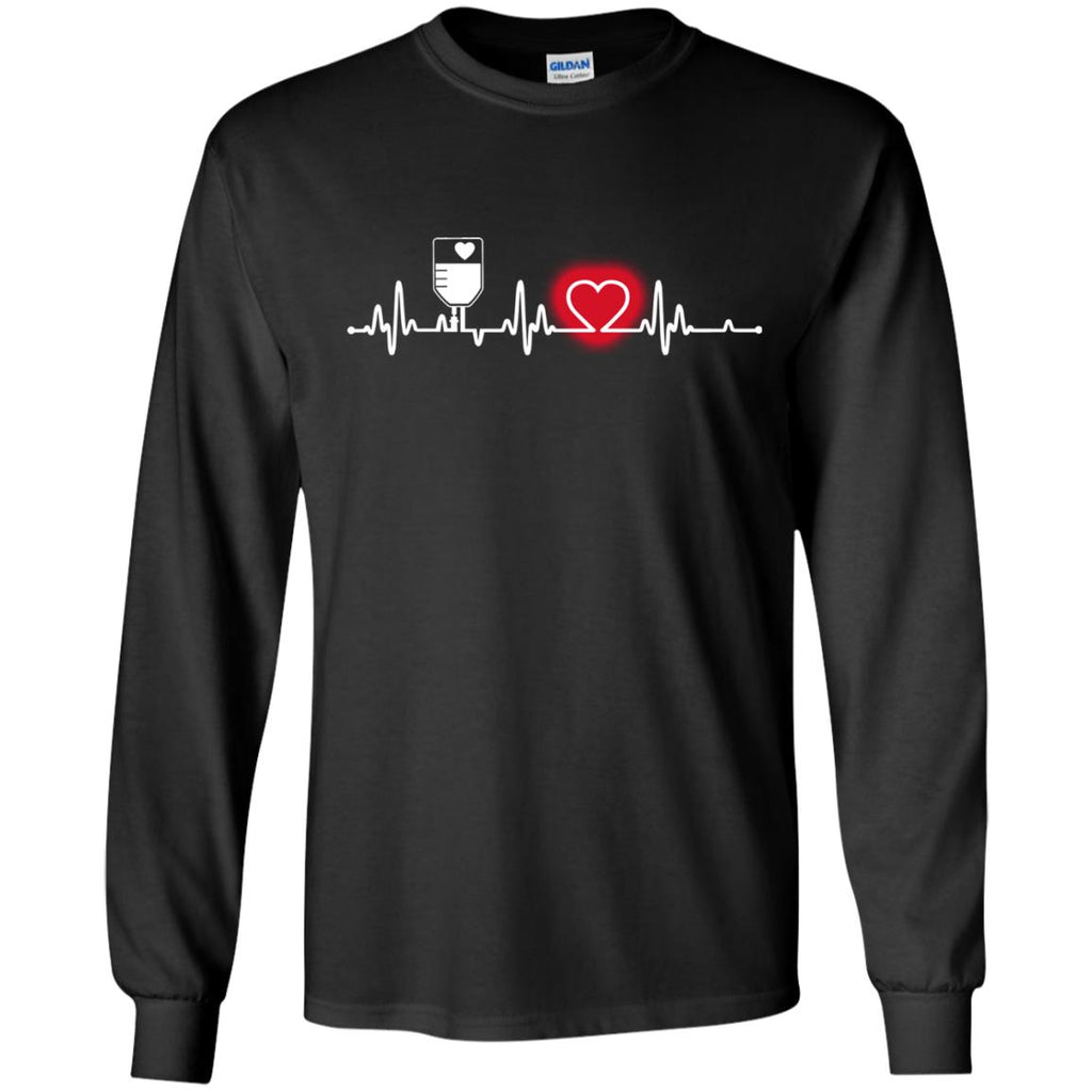 Heart Beat Red Clinical Nurse Tshirt For Lover