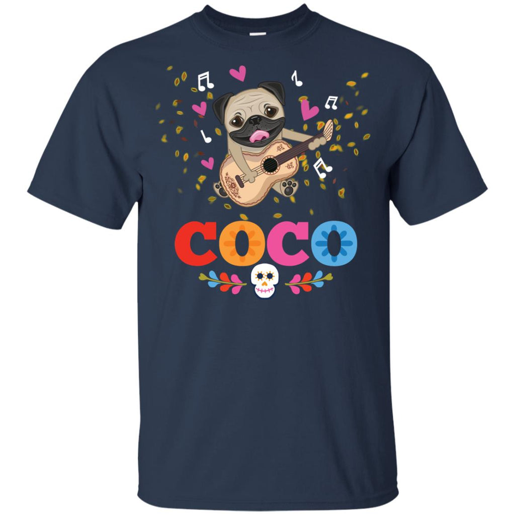 Coco Pug Tee shirt as puppy gift for family