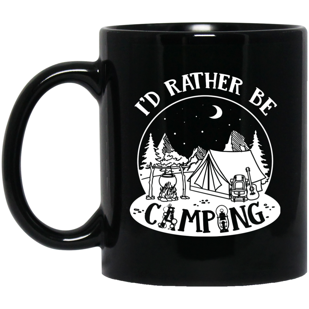 Nice Camping Mugs - I'd Rather Be Camping, is cool gift for friends