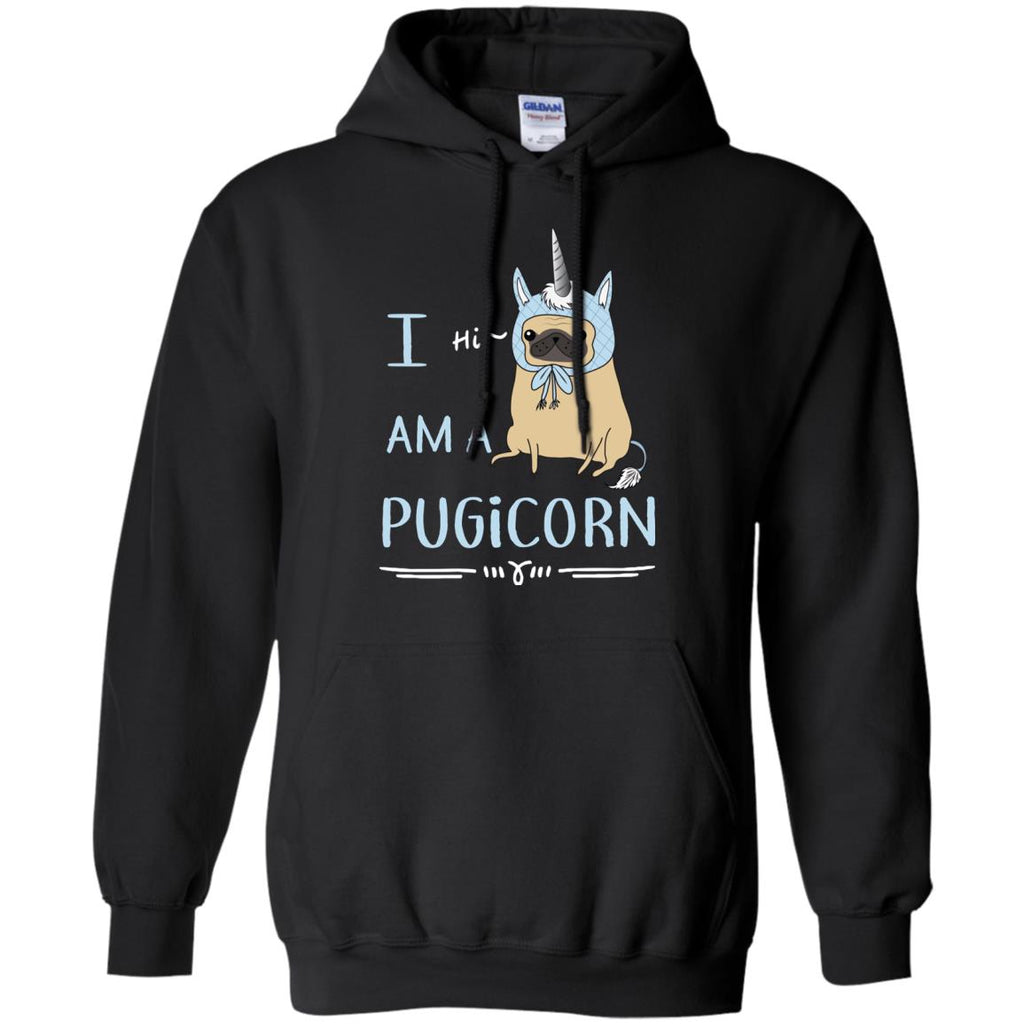 Pug Tshirt with Pugicorn Tee Shirt mashup unicorn and puppy dog