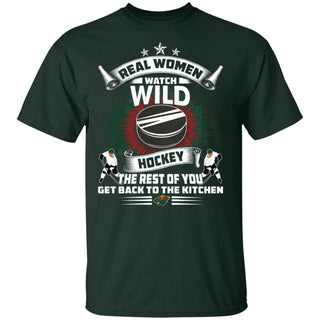 Real Women Watch Minnesota Wild Gift T Shirt