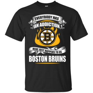 Has An Addiction Mine Just Happens To Be Boston Bruins Tshirt