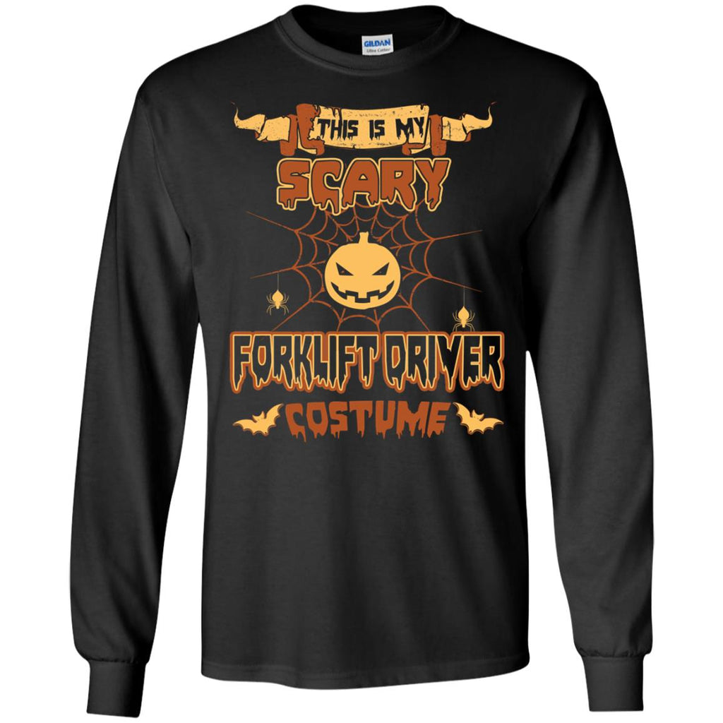 This Is My Scary Forklift Driver Costume Halloween Tee Shirt
