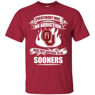 Has An Addiction Mine Just Happens To Be Oklahoma Sooners Tshirt