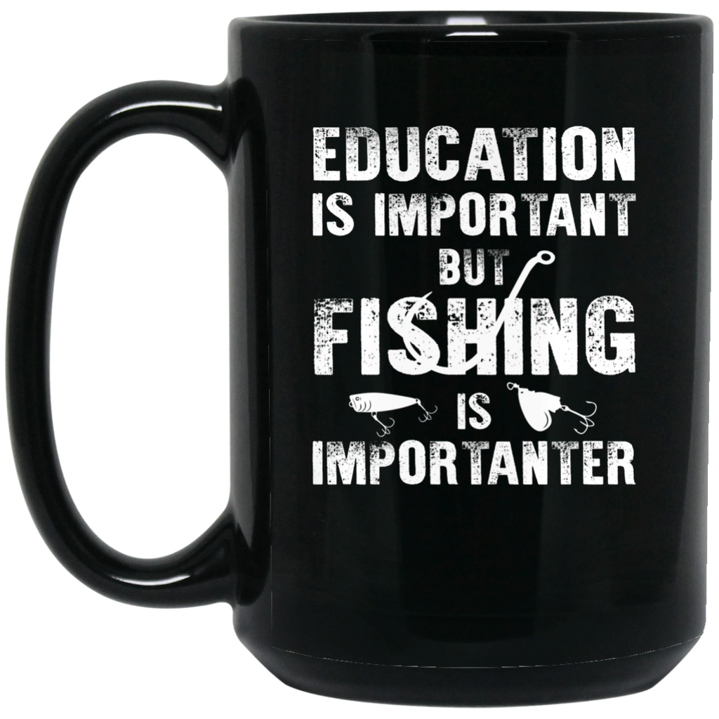 Fishing Is Importanter Fishing Mugs