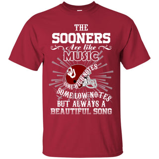 The Oklahoma Sooners Are Like Music Tshirt For Fan