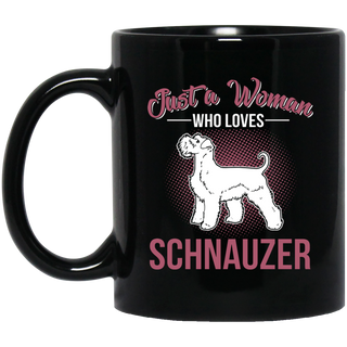 Just A Women Who Loves Schnauzer Mugs