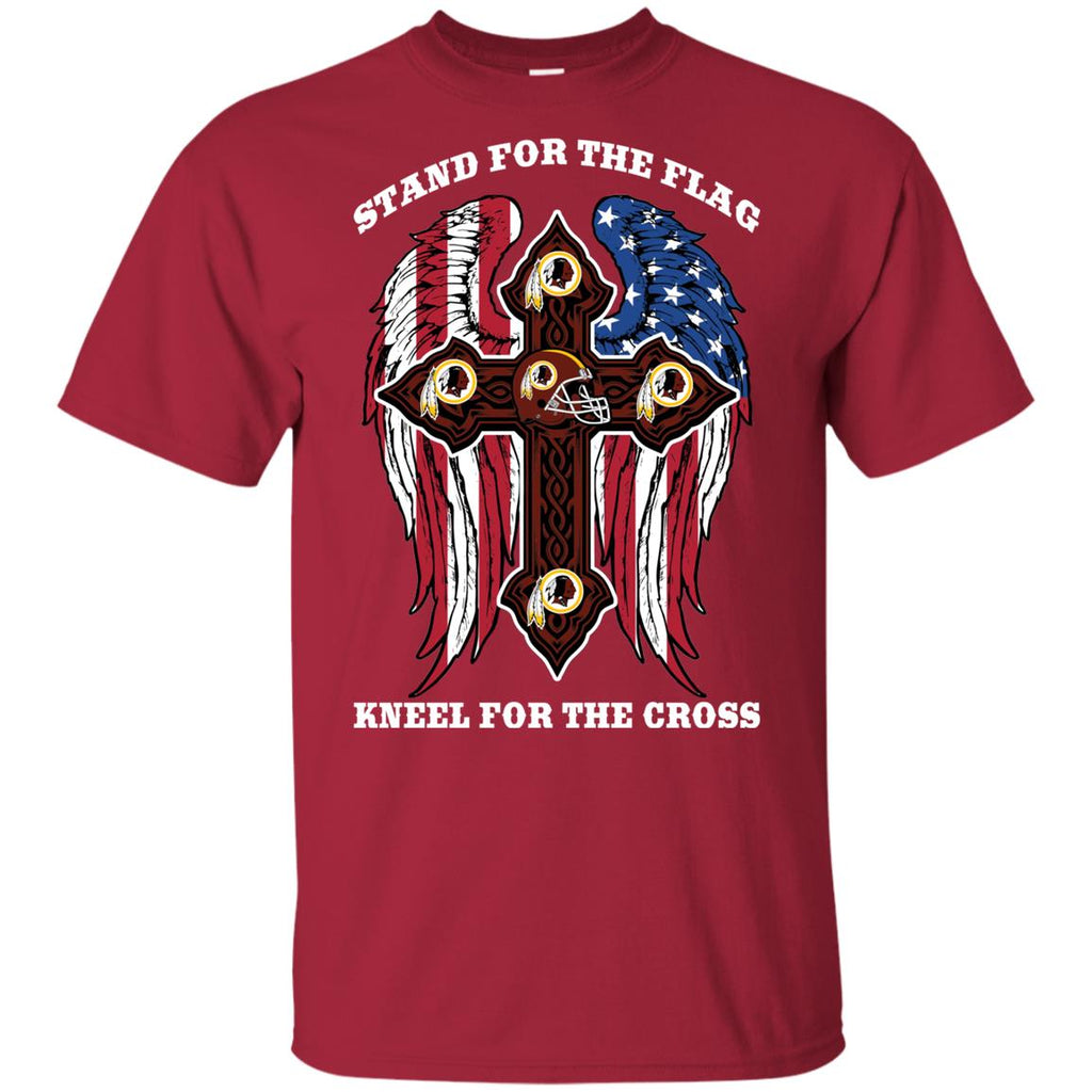 Stand For The Flag Kneel For The Cross Washington Redskins Tshirt