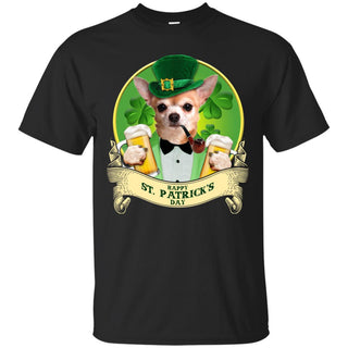 Funny Chihuahua Dog Tee Shirt Happy St Patrick's Day Gift