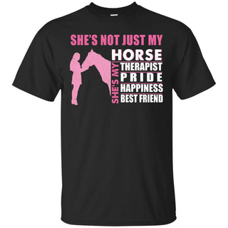 She's Not Just My Horse Tshirt For Equestrian Girl Gift