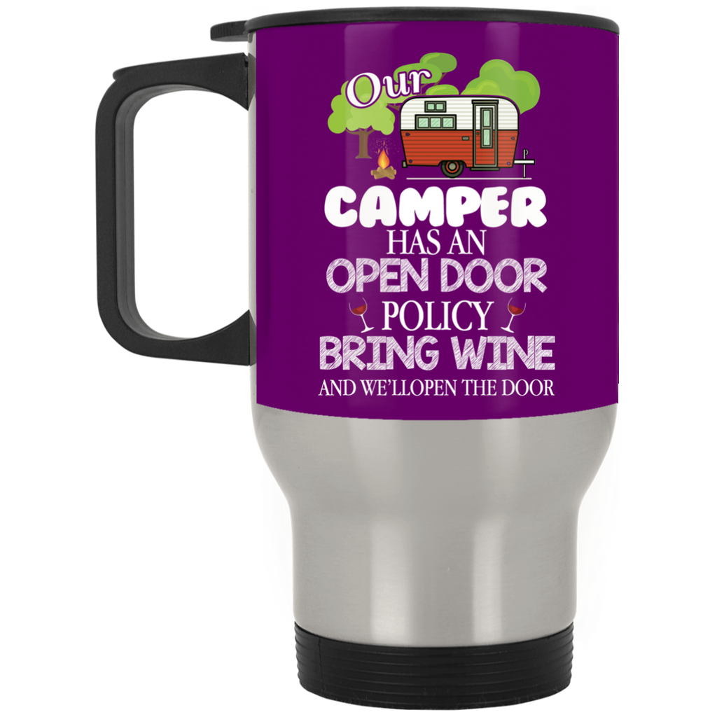 Our Camper Has An Open Door Policy Mugs