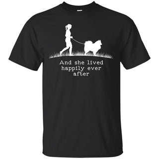 Samoyed And She Lived Happily Ever After Dog Tshirt Gift