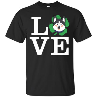 Funny Husky Tee Shirt Love Animals Siberian Dog Tshirt St. patrick's day gift