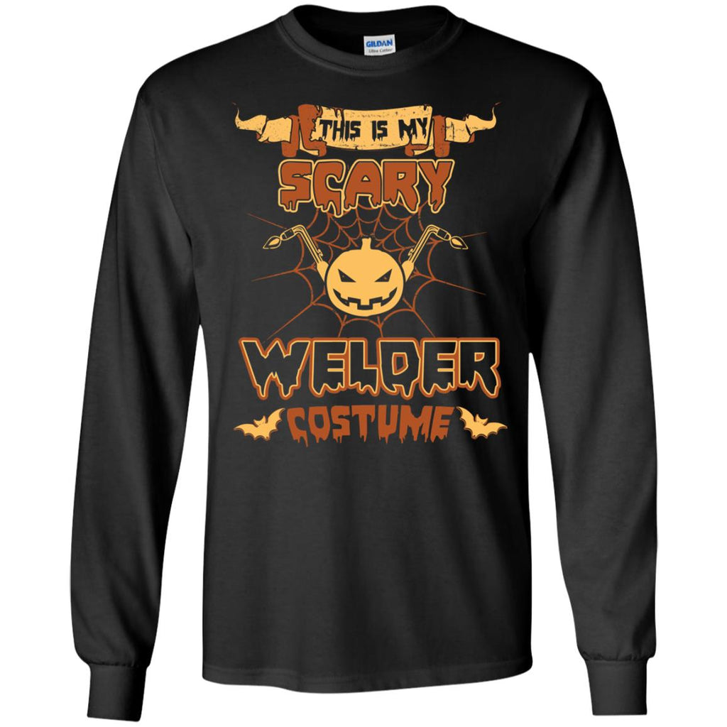 This Is My Scary Welder Costume Halloween Tee Shirt