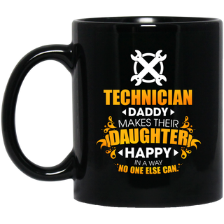 Technician Daddy Makes Their Daughter Happy Mugs
