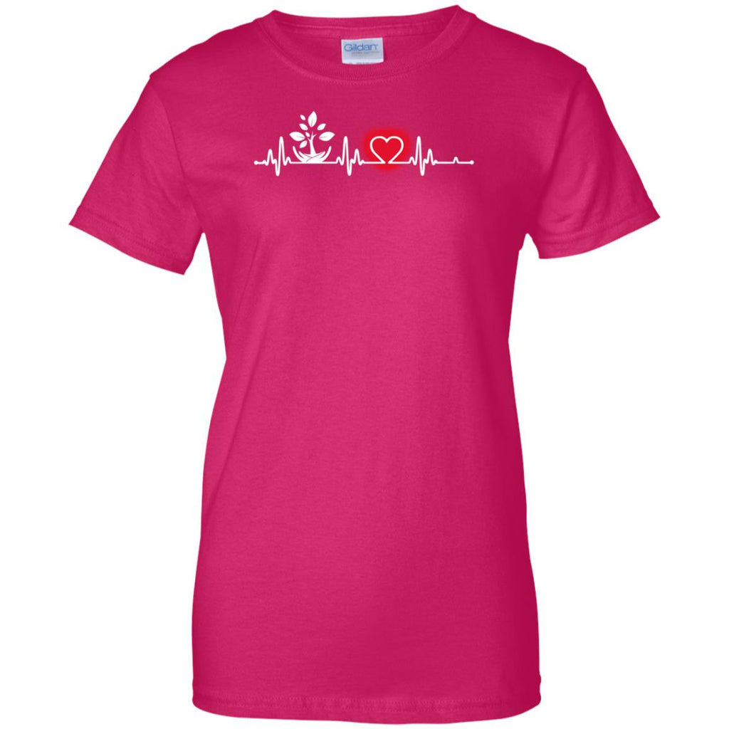 Heart Beat Red Environmental Scientist Tshirt For Lover