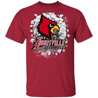 Amazing Earthquake Art Louisville Cardinals T Shirt