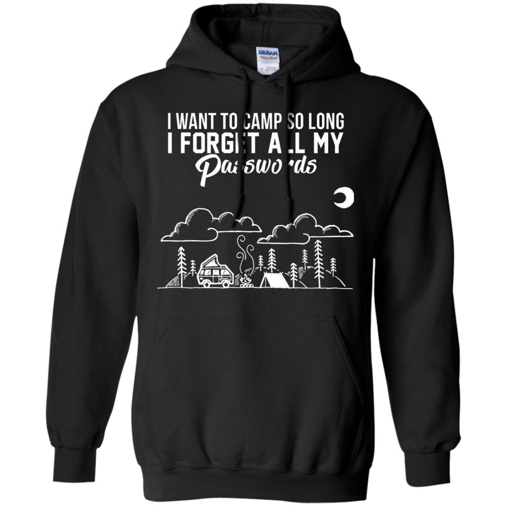 I Want To Camp So Long Camping Tee Shirt For Camper gift