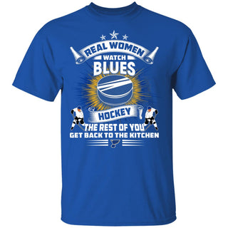 Real Women Watch St. Louis Blues Gift T Shirt