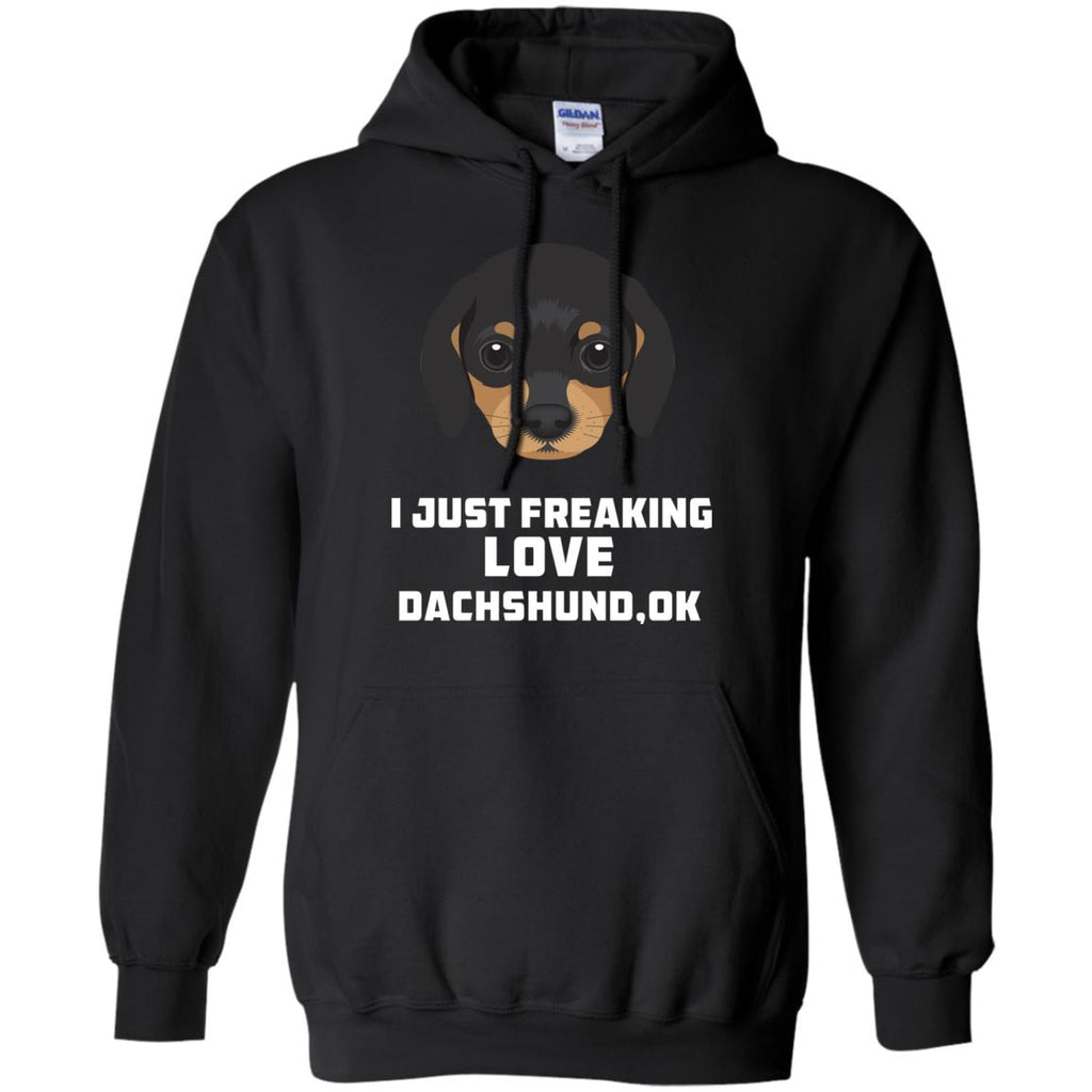 I Just Freaking Love Dachshund Tshirt For Doxie Dog Gift