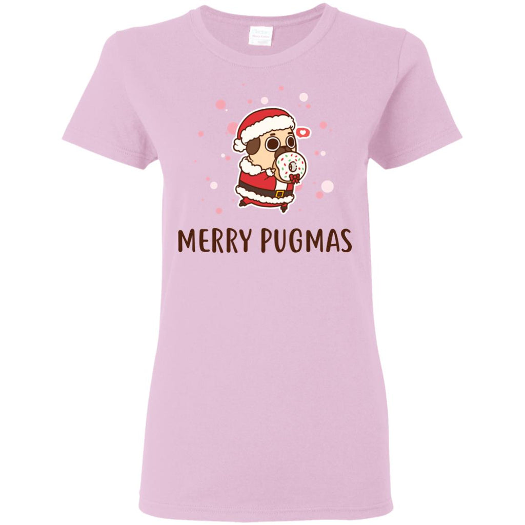 White Merry Pugmas For Pug Lover in Xmas Day