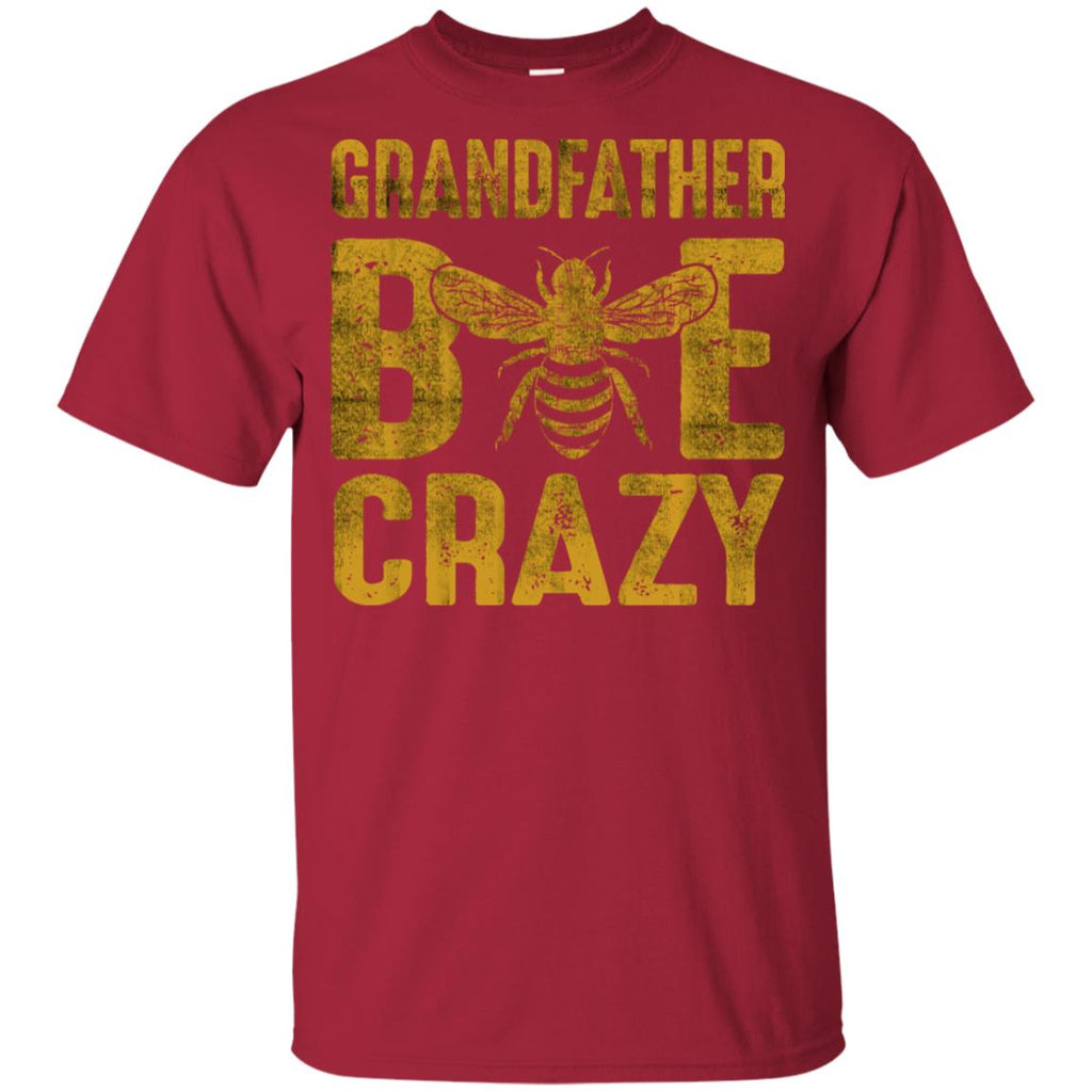 Grandfather Bee Crazy T Shirt Funny Family
