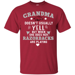 Cool But Different When She Does Her Arkansas Razorbacks Are Playing T Shirt