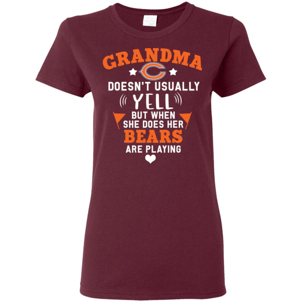 Cool But Different When She Does Her Chicago Bears Are Playing T Shirt