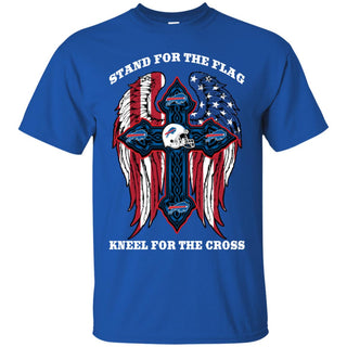 Incredible Stand For The Flag Kneel For The Cross Buffalo Bills Tshirt