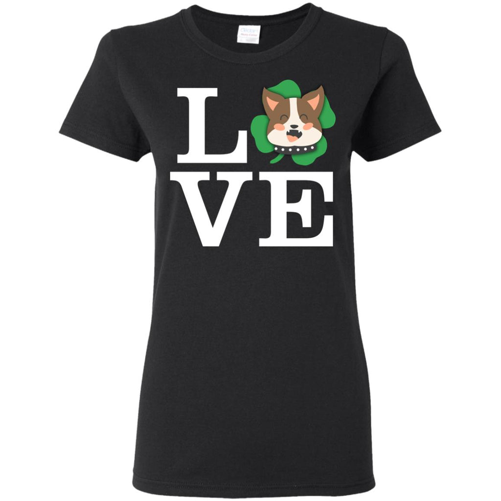 Funny Pitbull Tshirt Love Animals St. Patrick's Day Pittie Dog Gift