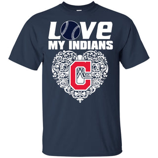 I Love My Teams Cleveland Indians T Shirt