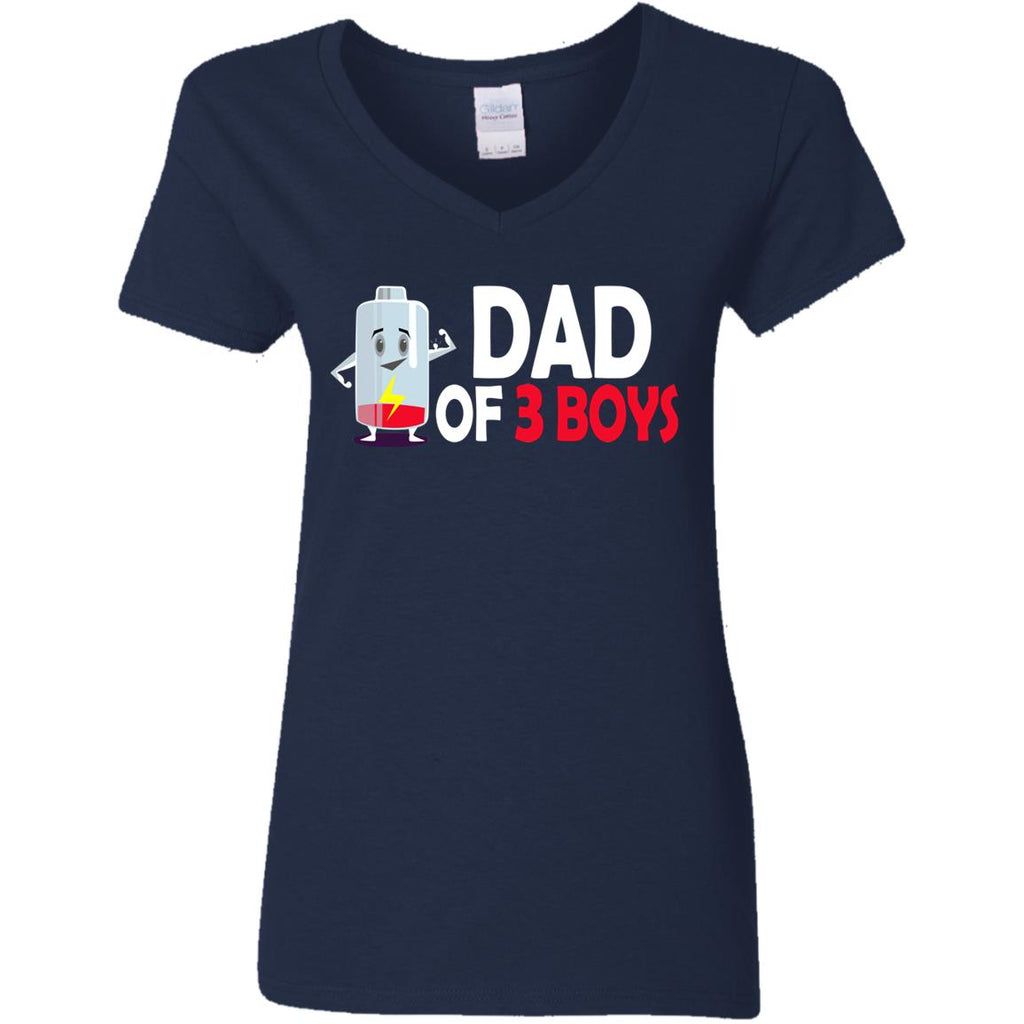Dad Of 3 Boys T Shirt