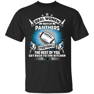 Real Women Watch Carolina Panthers Gift T Shirt