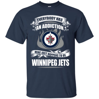 Has An Addiction Mine Just Happens To Be Winnipeg Jets Tshirt