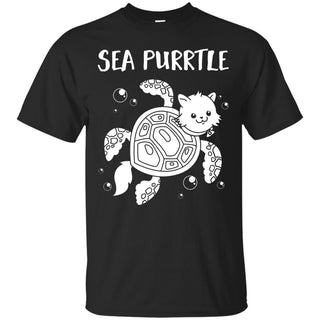 Cute Cat Tee Shirt - Sea Purrtle is cool gift for your friends