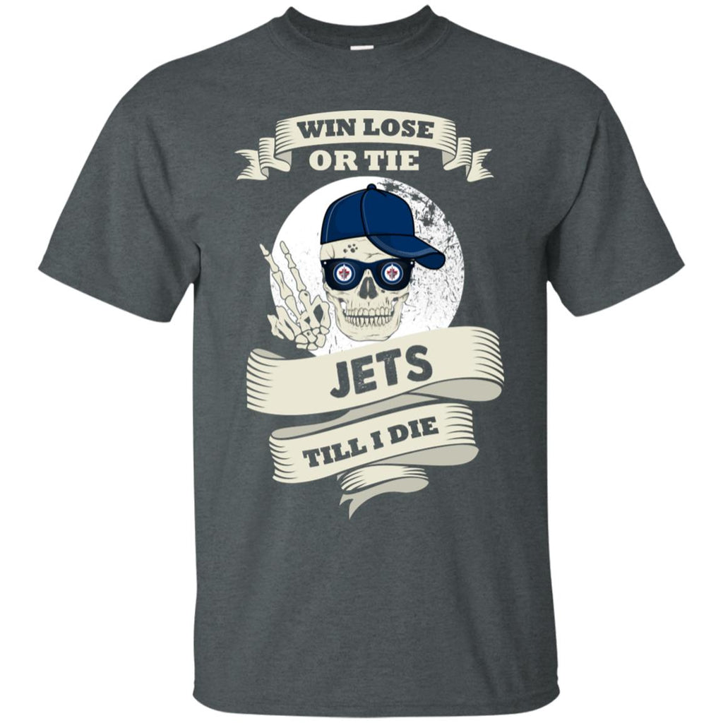 Cute Skull Say Hi Winnipeg Jets Tshirt For Fans