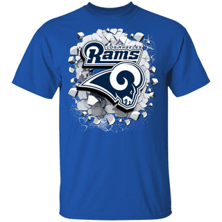 Amazing Earthquake Art Los Angeles Rams T Shirt