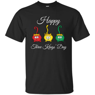 Three Kings' Day Cat Tshirt For Kitten Lover