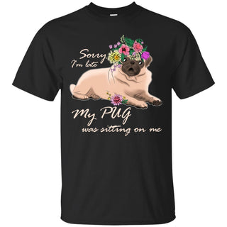 Lovely My Pug Was Sitting On Me T Shirts