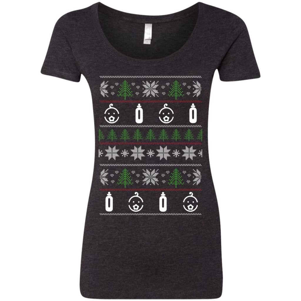 Ugly Sweater Babysister Symbol Tshirt For Lover in Xmas day