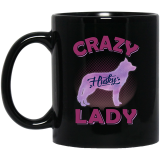 Crazy Husky Lady Travel Mug For Lover