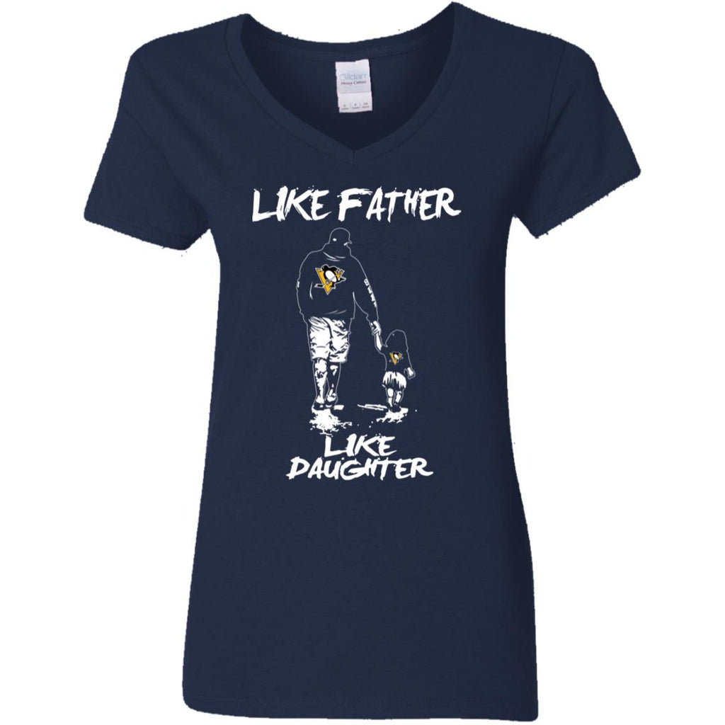 Great Like Father Like Daughter Pittsburgh Penguins T Shirts