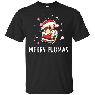 Black Merry Pugmas Tshirt