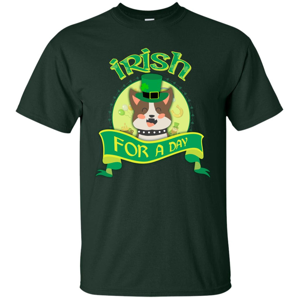 Funny Pitbull Tshirt Irish For A Day St. Patrick's Day Pittie Dog Gift