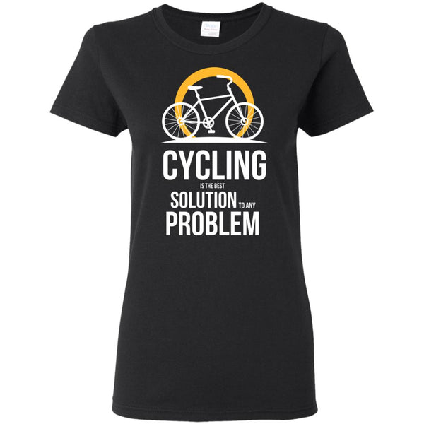 Cycling Is The Best Solution To Any Problem T Shirts – Vota Color