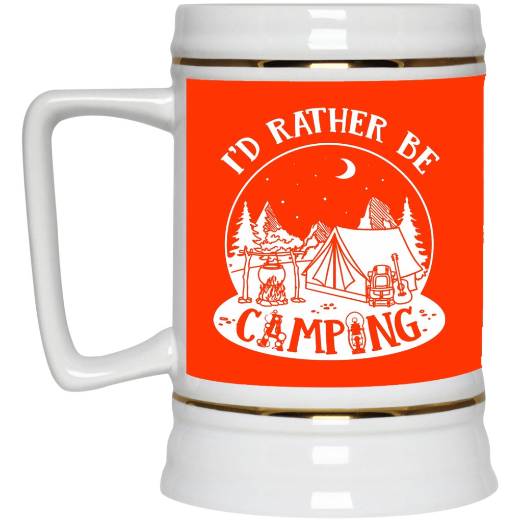 Nice Camping Mugs - I'd Rather Be Camping, is cool gift for friends